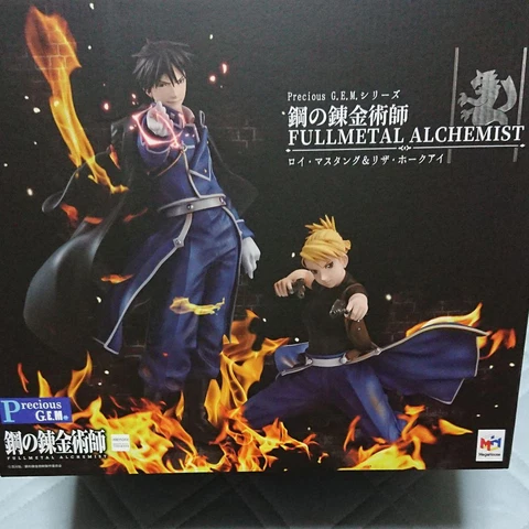 Fullmetal Alchemist Roy Mustang Riza figure Cover