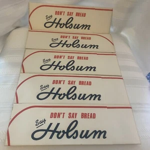 Lot Of 5 Vintage Holsum Bread Paper Hats - Picture 1 of 2