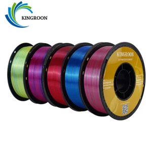Kingroon 5KG PLA Silk 1.75 mm 3D Filament Printer FDM Spool Bundle Multicolor - Afbeelding 1 van 19