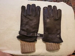 BÜFFELLEDER MIT FUTTER HANDSCHUHE HERREN XL - Bild 1 von 4