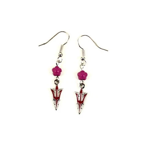 Arizona State Sun Devils NCAA Sophie Style Dangle Earrings Cover