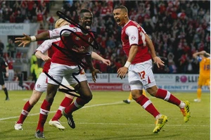 ROTHERHAM HAND SIGNED KIERAN AGARD 6X4 PHOTO 1. - Picture 1 of 1
