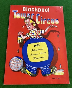 Programm Zirkus - BLACKPOOL Tower Circus - Sommersaison 1955 - Bild 1 von 4