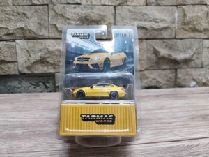 Tarmac Works Mercedes Benz C63 AMG Coupe Black Series Yellow Global 64 - Picture 1 of 6