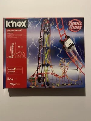 Juego de construcción de montaña rusa eléctrica K'nex Inferno 639 piezas 2017 EE. UU. Foto 1 de 4