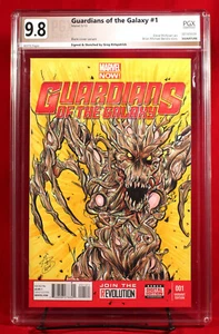 GROOT!!! PGX 9.8 NM/MT GOTG! Original Sketch Cover by GREG KIRKPATRICK!!! - Picture 1 of 4