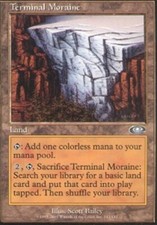 Terminal Moraine ~ Heavily Played Planeshift MTG Magic UltimateMTG Land Card