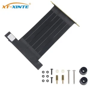 Extension câble Pci-e PCI Express X16 Riser PCIe 3.0 4X 8X 16X carte graphique GPU - Photo 1/9