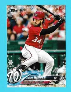 2018 Topps Holiday Mega Bryce Harper Washington Nationals #HMW1 (NVB) - Foto 1 di 2