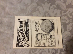 1958/9 PRESTON NORTH END V BLACKPOOL DIV 1 8 - Picture 1 of 1