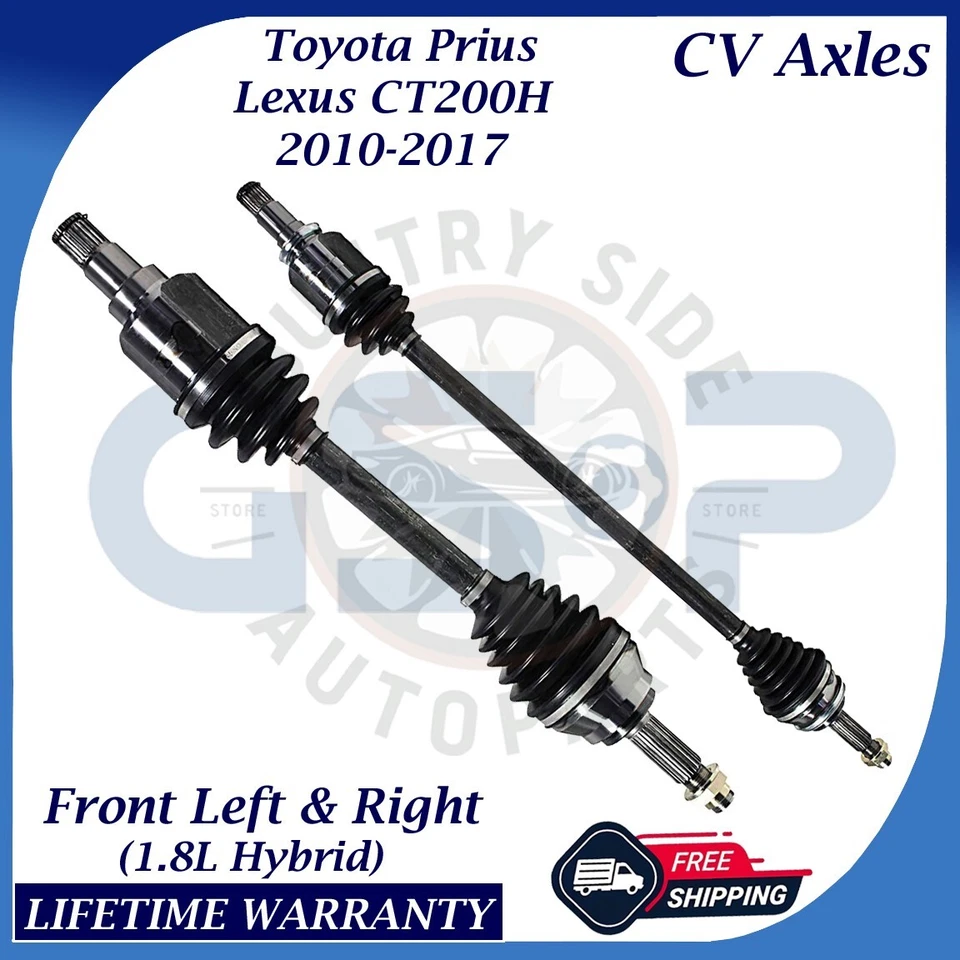 GSP OEM Front CV Axles For 2010-2017 Toyota Prius/Prius Plug In/Lexus CT200H - Image 1 of 4