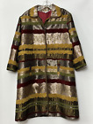 Vintage Central Falls Womens Size Xl Jacket Long Mixed Media Art To Wear