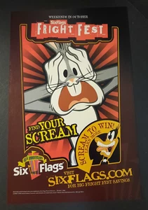 SIX FLAGS FRIGHT FEST 45th Anniversary Bugs Bunny ~ Comic Page PRINT AD 2006 - Picture 1 of 1