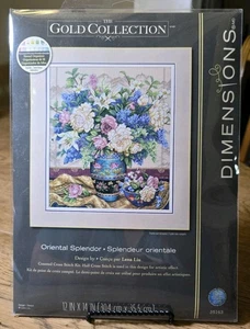 Kit de punto de cruz contado esplendor oriental colección oro dimensiones de colección 35163 - Imagen 1 de 11