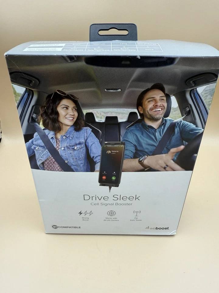 weBoost Drive Sleek 4G LTE Car SUV Cell Phone Signal Booster 470135 - Image 1 of 4