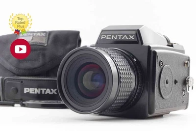 [N ESTADO PERFEITO] Câmera de Filme Média Pentax 645 SMC A 45mm Lente 120 Filme Traseiro do Japão - Imagem 1 de 4