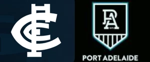 2 premium AFL tickets Carlton v Port Adelaide Marvel Level 2 Aisle 33 Row H - Picture 1 of 3