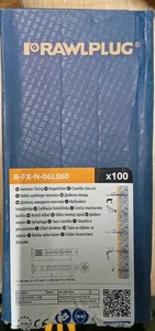 Rawlplug FX-N-06L060 6 x 60 mm Hammer in Befestigung Nylon Senkkopf (100... - Bild 1 von 2