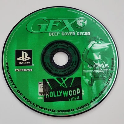Gex 3: Deep Cover Gecko (Sony PlayStation 1, 1998) PS1 Disc Only Tested Game - Image 1 of 2
