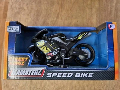 Teamsterz Speed Bike toy Black motorbike motorbikes metal toy bikes motorcycle - Image 1 of 4