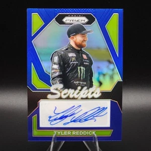 2024 Panini Prizm Racing Scripts Blue Prizm Tyler Reddick 46/49 - Picture 1 of 2