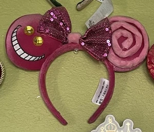 Disney Parks Cheshire Cat Headband Mickey Mouse Ears Alice in Wonderland - Picture 1 of 1