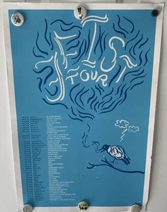 Poster Feist 2008 World Tour Poster SUPER RARO!!! Serigrafia 12 X 18 - Foto 1 di 15