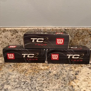 Neu Wilson TC 2 Tour Golfbälle 3 Boxen Set mit je 3 Bällen Box - Bild 1 von 3