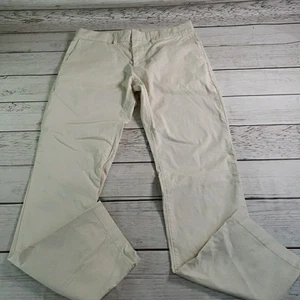 Golf Pants Mens 32x30 Medium Beige Waterproof Khaki Chino Vintage Quiet Golf - Picture 1 of 8