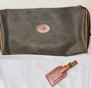 New Mulberry Vintage Brown Pouch / Make Up / Brush Bag / Purse / Clutch Bag - Picture 1 of 9