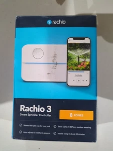 Controlador de rociadores inteligentes Rachio 3 8ZULW-C 8 zonas Wi‐Fi - Imagen 1 de 3