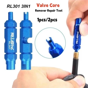 RISK RL301 3in1 Valve Core Remover Repair Tool for Presta Schrader Mountain Bike - Picture 1 of 12