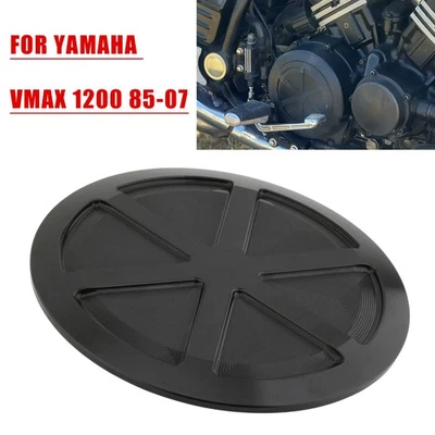1x Motorcycle Side Engine Decorative Cover For YAMAHA Vmax 1200 1985-2007 Black - Изображение 1 из 4