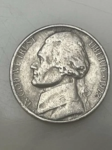 1972 Us 5 Cent Coin No Mint Mark - Picture 1 of 3