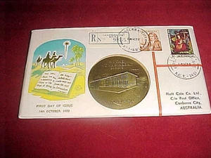 1970 OCTOBER 14TH HUTT THE MEDAL ROYAL AUSTRALIA MINT NO.15 R NO. 9855  30 -100  - Picture 1 of 2