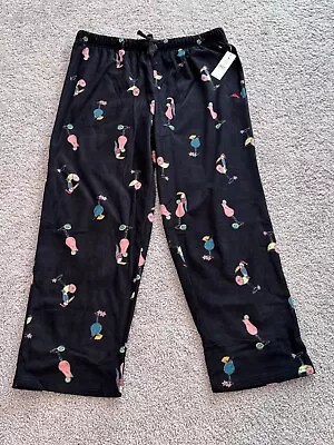 Tommy Bahama Toucan Tropical Fleece Mens Lounge Sleepwear Pants Size Large - Image 1 of 4