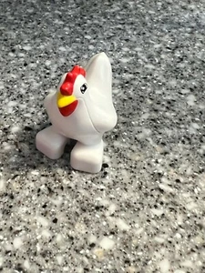 Lego Duplo White Chicken Hen Farm Replacement 2" - Picture 1 of 4