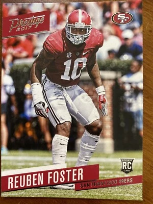 2017 Panini Prestige Football Rookie RC 230 Reuben Foster - Image 1 of 2