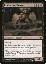 Pestilence Demon - Foil Rise of the Eldrazi LP MTG