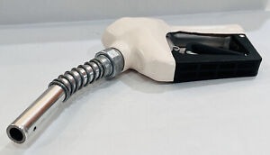 New ListingHusky White X Light Duty Diesel Nozzle w/Full Grip Guard, 3-Notch Hold Open Clip