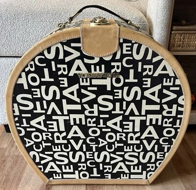 RARE Victorias Secret Luggage / Hat Box - Graffiti Print - Supermodel Essentials - Image 1 of 4