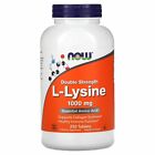 Now Foods L-Lysine 1000 mg 250 Tablets GMP Quality Assured, Kosher, Vegan,