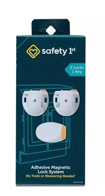 Safety 1st Adhesive Magnetic Lock System (2-Lock Set) HS292 NIB - Image 1 of 3