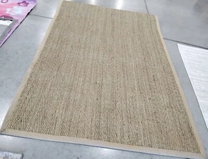 NATURAL / BEIGE 5' X 8' Stained Rug, Reduced Price 1172753972 NF115A-5 - Picture 1 of 4