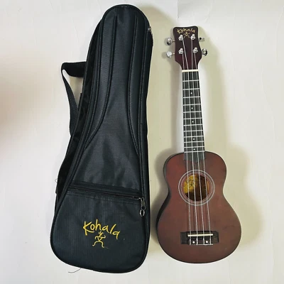 Kohala Soprano KPP-S Ukulele with Black Padded Carry Bag music instrument - Image 1 of 4