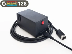 C128 PSU - COMMODORE 128 power supply - 30 Watt, LED, POWER SWITCH (US plug) - Picture 1 of 9