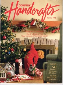 Country Handcrafts Holiday 1990 Christmas Crafts, Patterns and Instructions - Bild 1 von 4