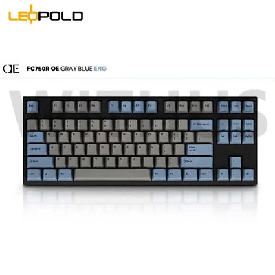 Leopold FC750R OE High-End Mechanical Keyboard GrayBlue/60g-Black/ENG,KOR - Image 1 of 4