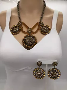 Juego de Collar y Pendientes de Dos Piezas QVC - NUEVO - Imagen 1 de 4