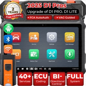 2025 OTOFIX D1 ProS OBD2 Bidirectional Scanner Full System Diagnostic Key Coding - Picture 1 of 17